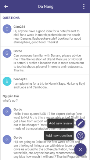 inDanang Danang Guide App Screenshot